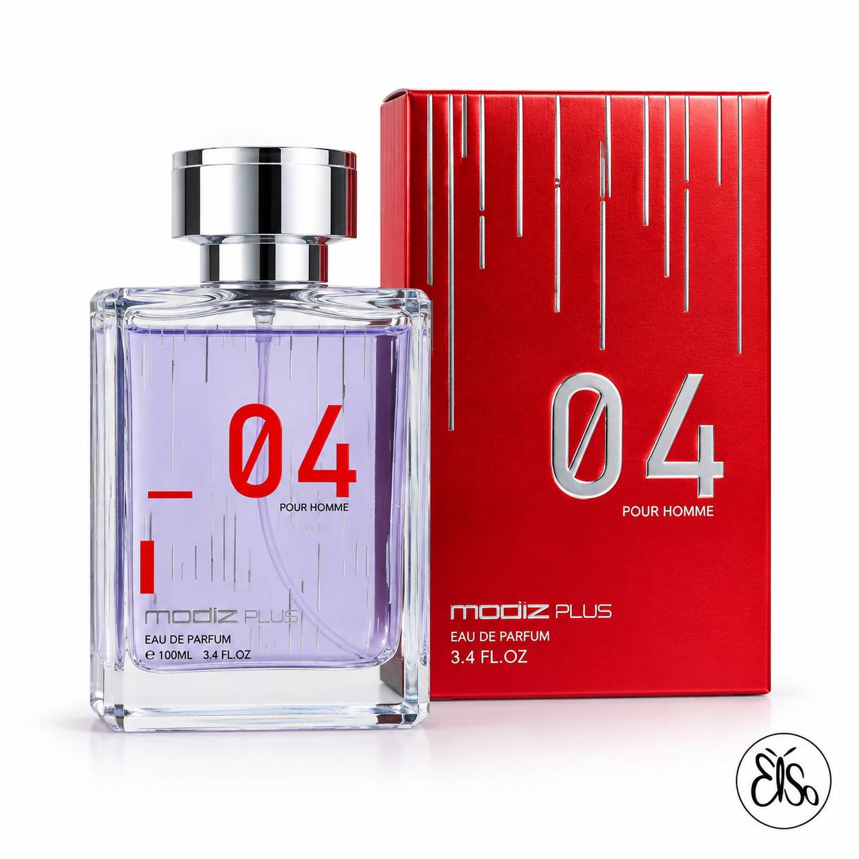 عطر ادو پرفیوم مردانه رودیر پلاس  04 POUR HOMME حجم 100 میلی لیتر